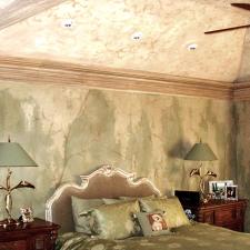 Custom plaster walls and ceiling design